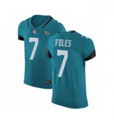 Men Jacksonville Jaguars 7 Nick Foles Teal Green Alternate Vapor Untouchable Elite Player Football Jersey Men Jacksonville Jaguars 7 Nick Foles Teal Green Alternate Vapor Untouchable Elite Player Football Jersey