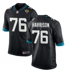 Men Jacksonville Jaguars 76 Anton Harrison Black 2023 Draft Stitched Game Jersey Men Jacksonville Jaguars 76 Anton Harrison Black 2023 Draft Stitched Game Jersey