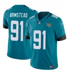 Men Jacksonville Jaguars 91 Arik Armstead Teal Vapor Untouchable Limited Stitched Jersey Men Jacksonville Jaguars 91 Arik Armstead Teal Vapor Untouchable Limited Stitched Jersey