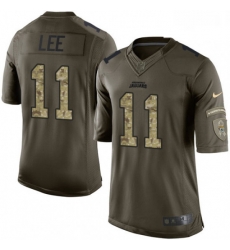 Men Nike Jacksonville Jaguars 11 Marqise Lee Limited Green Salute to Service NFL Jersey Men Nike Jacksonville Jaguars 11 Marqise Lee Limited Green Salute to Service NFL Jersey