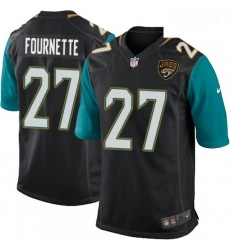 Men Nike Jacksonville Jaguars 27 Leonard Fournette Game Black Alternate NFL Jersey Men Nike Jacksonville Jaguars 27 Leonard Fournette Game Black Alternate NFL Jersey