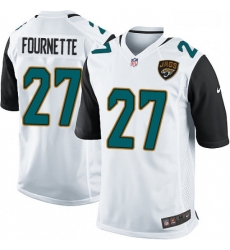 Men Nike Jacksonville Jaguars 27 Leonard Fournette Game White NFL Jersey Men Nike Jacksonville Jaguars 27 Leonard Fournette Game White NFL Jersey