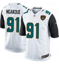 Men Nike Jacksonville Jaguars 91 Yannick Ngakoue Game White NFL Jersey Men Nike Jacksonville Jaguars 91 Yannick Ngakoue Game White NFL Jersey