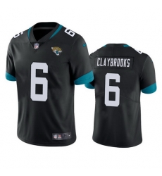 Men's Jacksonville Jaguars #6 Chris Claybrooks Black Vapor Untouchable Limited Stitched Jersey Men's Jacksonville Jaguars #6 Chris Claybrooks Black Vapor Untouchable Limited Stitched Jersey
