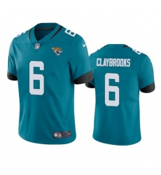 Men's Jacksonville Jaguars #6 Chris Claybrooks Teal Vapor Untouchable Limited Stitched Jersey Men's Jacksonville Jaguars #6 Chris Claybrooks Teal Vapor Untouchable Limited Stitched Jersey