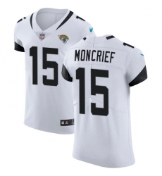 Nike Elite Men Donte Moncrief White Road Jersey NFL #15 Jacksonville Jaguars Vapor Untouchable Nike Elite Men Donte Moncrief White Road Jersey NFL #15 Jacksonville Jaguars Vapor Untouchable