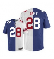 Nike Giants #28 Eli Apple Royal Blue White Mens Stitched NFL Elite Split Jersey Nike Giants #28 Eli Apple Royal Blue White Mens Stitched NFL Elite Split Jersey