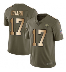 Nike Jaguars #17 DJ Chark Olive Gold Mens Stitched NFL Limited 2017 Salute To Service Jersey Nike Jaguars #17 DJ Chark Olive Gold Mens Stitched NFL Limited 2017 Salute To Service Jersey