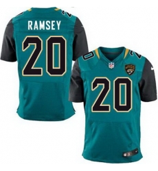 Nike Jaguars #20 Jalen Ramsey Teal Green Team Color Mens Stitched NFL Elite Jersey Nike Jaguars #20 Jalen Ramsey Teal Green Team Color Mens Stitched NFL Elite Jersey