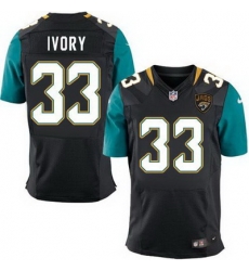 Nike Jaguars #33 Chris Ivory Black Alternate Mens Stitched NFL Elite Jersey Nike Jaguars #33 Chris Ivory Black Alternate Mens Stitched NFL Elite Jersey