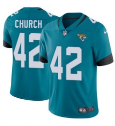 Nike Jaguars #42 Barry Church Teal Green Team Color Mens Stitched NFL Vapor Untouchable Limited Jersey Nike Jaguars #42 Barry Church Teal Green Team Color Mens Stitched NFL Vapor Untouchable Limited Jersey