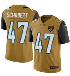 Nike Jaguars 47 Joe Schobert Gold Men Stitched NFL Limited Rush Jersey Nike Jaguars 47 Joe Schobert Gold Men Stitched NFL Limited Rush Jersey