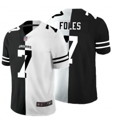 Nike Jaguars 7 Nick Foles Black And White Split Vapor Untouchable Limited Jersey Nike Jaguars 7 Nick Foles Black And White Split Vapor Untouchable Limited Jersey
