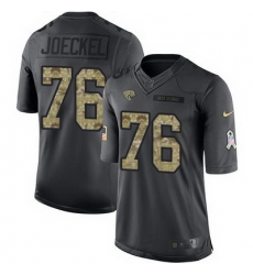 Nike Jaguars #76 Luke Joeckel Black Mens Stitched NFL Limited 2016 Salute To Service Jersey Nike Jaguars #76 Luke Joeckel Black Mens Stitched NFL Limited 2016 Salute To Service Jersey