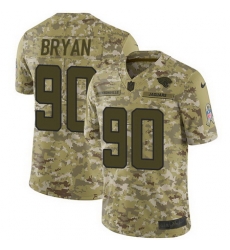 Nike Jaguars #90 Taven Bryan Camo Mens Stitched NFL Limited 2018 Salute To Service Jersey Nike Jaguars #90 Taven Bryan Camo Mens Stitched NFL Limited 2018 Salute To Service Jersey