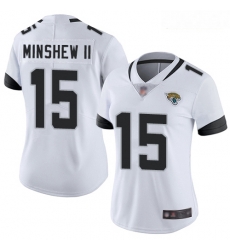 Jaguars #15 Gardner Minshew II White Women Stitched Football Vapor Untouchable Limited Jersey Jaguars #15 Gardner Minshew II White Women Stitched Football Vapor Untouchable Limited Jersey