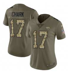 Nike Jaguars #17 DJ Chark Olive Camo Womens Stitched NFL Limited 2017 Salute to Service Jersey Nike Jaguars #17 DJ Chark Olive Camo Womens Stitched NFL Limited 2017 Salute to Service Jersey