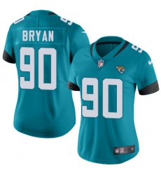 Nike Jaguars #90 Taven Bryan Teal Green Alternate Women Stitched Jersey Nike Jaguars #90 Taven Bryan Teal Green Alternate Women Stitched Jersey
