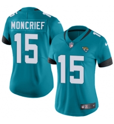 Nike Limited Womens Donte Moncrief Teal Green Alternate Jersey NFL #15 Jacksonville Jaguars Vapor Nike Limited Womens Donte Moncrief Teal Green Alternate Jersey NFL #15 Jacksonville Jaguars Vapor