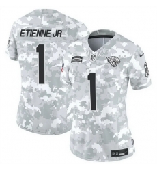 Women Jacksonville Jaguars 1 Travis Etienne Jr 2024 F U S E Arctic Camo Salute To Service Limited Stitched Football Jersey Women Jacksonville Jaguars 1 Travis Etienne Jr 2024 F U S E Arctic Camo Salute To Service Limited Stitched Football Jersey