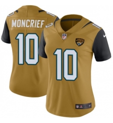 Women Nike Donte Moncrief Jacksonville Jaguars Limited Gold Color Rush Vapor Untouchable Jersey Women Nike Donte Moncrief Jacksonville Jaguars Limited Gold Color Rush Vapor Untouchable Jersey