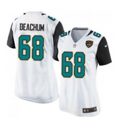Women Nike Jaguars #68 Kelvin Beachum White NFL Jersey Women Nike Jaguars #68 Kelvin Beachum White NFL Jersey