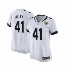 Womens Jacksonville Jaguars 41 Josh Allen Game Teal Green Alternate Football Jersey Womens Jacksonville Jaguars 41 Josh Allen Game Teal Green Alternate Football Jersey