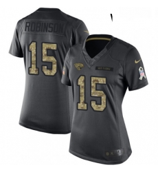 Womens Nike Jacksonville Jaguars 15 Allen Robinson Limited Black 2016 Salute to Service NFL Jersey Womens Nike Jacksonville Jaguars 15 Allen Robinson Limited Black 2016 Salute to Service NFL Jersey
