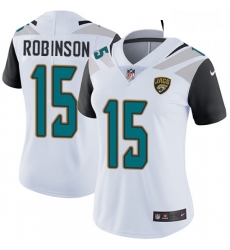Womens Nike Jacksonville Jaguars 15 Allen Robinson White Vapor Untouchable Limited Player NFL Jersey Womens Nike Jacksonville Jaguars 15 Allen Robinson White Vapor Untouchable Limited Player NFL Jersey