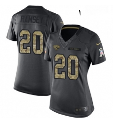 Womens Nike Jacksonville Jaguars 20 Jalen Ramsey Limited Black 2016 Salute to Service NFL Jersey Womens Nike Jacksonville Jaguars 20 Jalen Ramsey Limited Black 2016 Salute to Service NFL Jersey