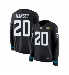 Womens Nike Jacksonville Jaguars 20 Jalen Ramsey Limited Black Therma Long Sleeve NFL Jersey Womens Nike Jacksonville Jaguars 20 Jalen Ramsey Limited Black Therma Long Sleeve NFL Jersey
