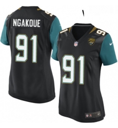 Womens Nike Jacksonville Jaguars 91 Yannick Ngakoue Game Black Alternate NFL Jersey Womens Nike Jacksonville Jaguars 91 Yannick Ngakoue Game Black Alternate NFL Jersey