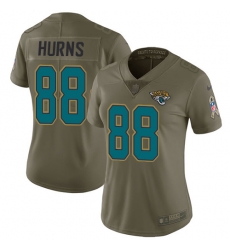 Womens Nike Jaguars #88 Allen Hurns Olive Stitched NFL Limited 2017 Salute to Service Jersey Womens Nike Jaguars #88 Allen Hurns Olive Stitched NFL Limited 2017 Salute to Service Jersey