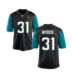 Youth Jacksonville Jaguars #31 Jalen Myrick Black Jersey Youth Jacksonville Jaguars #31 Jalen Myrick Black Jersey