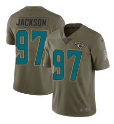 Youth Nike Jaguars #97 Malik Jackson Olive Stitched NFL Limited 2017 Salute to Service Jersey Youth Nike Jaguars #97 Malik Jackson Olive Stitched NFL Limited 2017 Salute to Service Jersey