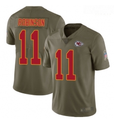 Chiefs 11 Demarcus Robinson Olive Men Stitched Football Limited 2017 Salute To Service Jersey Chiefs 11 Demarcus Robinson Olive Men Stitched Football Limited 2017 Salute To Service Jersey