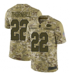 Chiefs 22 Juan Thornhill Camo Men Stitched Football Limited 2018 Salute To Service Jersey Chiefs 22 Juan Thornhill Camo Men Stitched Football Limited 2018 Salute To Service Jersey