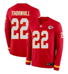 Chiefs 22 Juan Thornhill Red Team Color Men Stitched Football Limited Therma Long Sleeve Jersey Chiefs 22 Juan Thornhill Red Team Color Men Stitched Football Limited Therma Long Sleeve Jersey