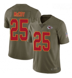 Chiefs 25 LeSean McCoy Olive Men Stitched Football Limited 2017 Salute To Service Jersey Chiefs 25 LeSean McCoy Olive Men Stitched Football Limited 2017 Salute To Service Jersey