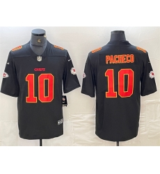 Men Kansas City Chiefs 10 Isiah Pacheco Black Vapor Untouchable Limited Stitched Football Jersey Men Kansas City Chiefs 10 Isiah Pacheco Black Vapor Untouchable Limited Stitched Football Jersey