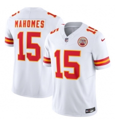 Men Kansas City Chiefs 15 Patrick Mahomes White 2023 F U S E Vapor Untouchable Limited Stitched Jersey Men Kansas City Chiefs 15 Patrick Mahomes White 2023 F U S E Vapor Untouchable Limited Stitched Jersey
