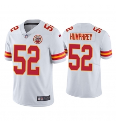 Men Kansas City Chiefs 52 Creed Humphrey Vapor Limited White Jersey Men Kansas City Chiefs 52 Creed Humphrey Vapor Limited White Jersey