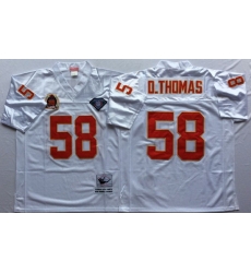 Men Kansas City Chiefs 58 Derrick Thomas White M&N Throwback Jersey Men Kansas City Chiefs 58 Derrick Thomas White M&N Throwback Jersey