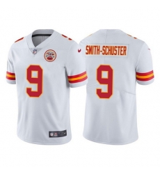 Men Kansas City Chiefs 9 JuJu Smith Schuster Vapor Untouchable White Limited Stitched Football Jersey Men Kansas City Chiefs 9 JuJu Smith Schuster Vapor Untouchable White Limited Stitched Football Jersey