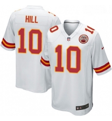 Men Nike Kansas City Chiefs 10 Tyreek Hill Game White NFL Jersey Men Nike Kansas City Chiefs 10 Tyreek Hill Game White NFL Jersey