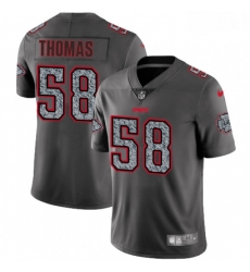 Men Nike Kansas City Chiefs 58 Derrick Thomas Gray Static Vapor Untouchable Limited NFL Jersey Men Nike Kansas City Chiefs 58 Derrick Thomas Gray Static Vapor Untouchable Limited NFL Jersey