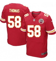 Men Nike Kansas City Chiefs 58 Derrick Thomas Red Team Color Vapor Untouchable Elite Player NFL Jersey Men Nike Kansas City Chiefs 58 Derrick Thomas Red Team Color Vapor Untouchable Elite Player NFL Jersey