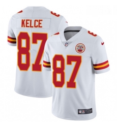 Men Nike Kansas City Chiefs 87 Travis Kelce White Vapor Untouchable Limited Player NFL Jersey Men Nike Kansas City Chiefs 87 Travis Kelce White Vapor Untouchable Limited Player NFL Jersey