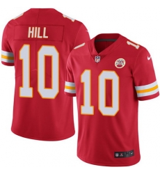 Nike Chiefs #10 Tyreek Hill Red Mens Stitched NFL Limited Rush Jersey Nike Chiefs #10 Tyreek Hill Red Mens Stitched NFL Limited Rush Jersey