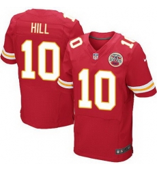 Nike Chiefs #10 Tyreek Hill Red Team Color Mens Stitched NFL Elite Jersey Nike Chiefs #10 Tyreek Hill Red Team Color Mens Stitched NFL Elite Jersey